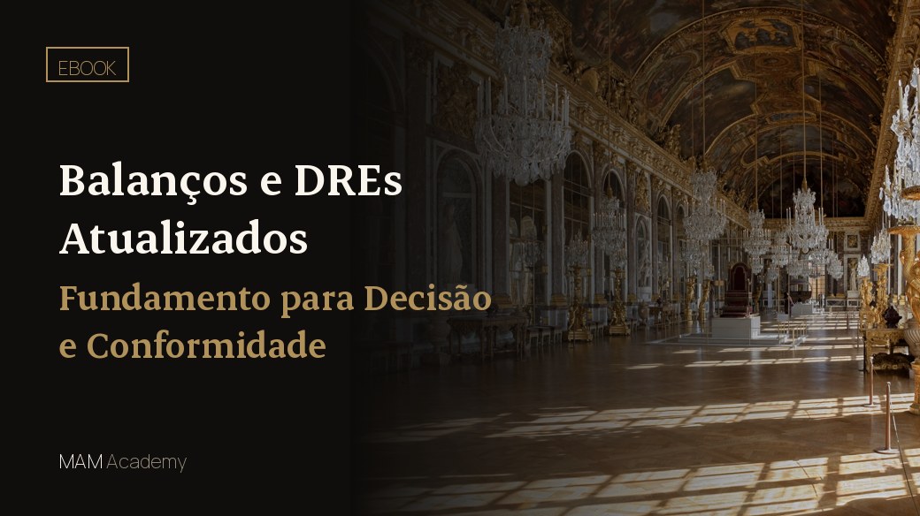 Capa: Balanços e DREs Atualizados